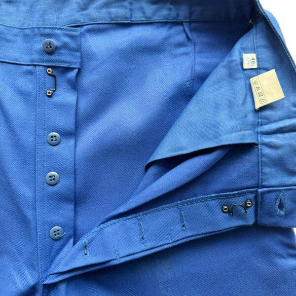 Pantalon bleu de travail Sanfor Elephant Paris Vintage