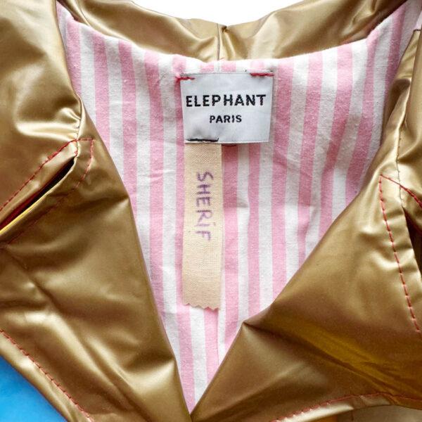 Trench Sherif vinyl multicolor Elephant Paris Design