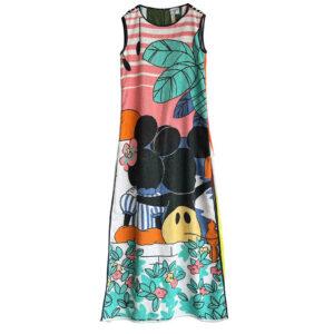 Longue robe éponge Mickey Love Elephant Paris Design