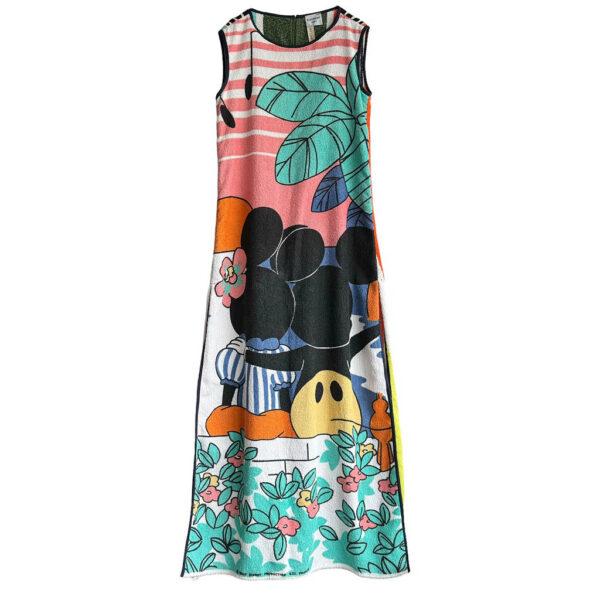 Longue robe éponge Mickey Love Elephant Paris Design