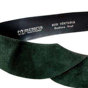 Large ceinture verte Medicis Elephant Paris Vintage