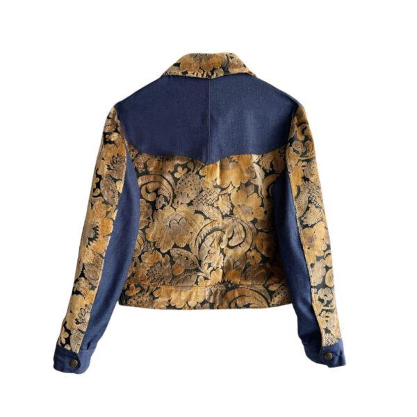 Veste Vegas velours denim Elephant Paris Design