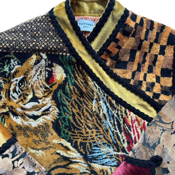 Bengal Tiger velvet coat Elephant Paris Design