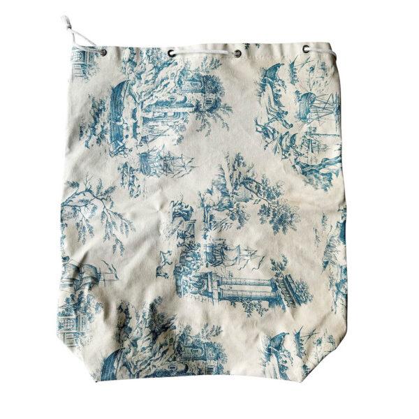 Sac de linge vinyl de Jouy Elephant Paris Vintage