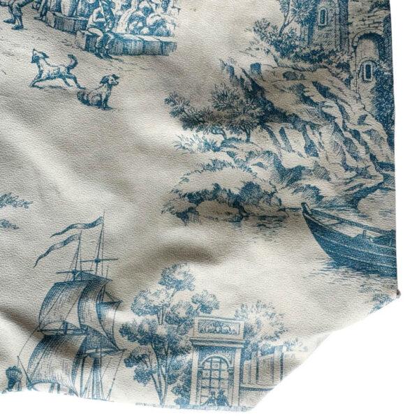 Sac de linge vinyl de Jouy Elephant Paris Vintage