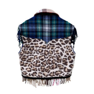 Veste Vegas leopard Tartan Elephant Paris Design