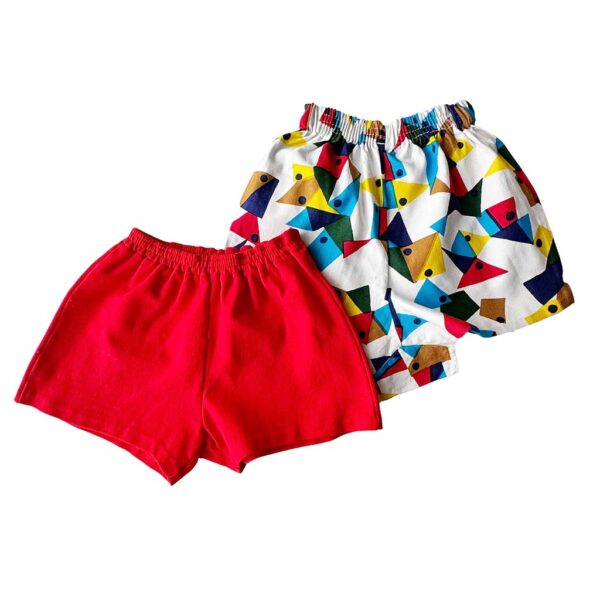 Deux shorts enfants Elephant Paris Vintage