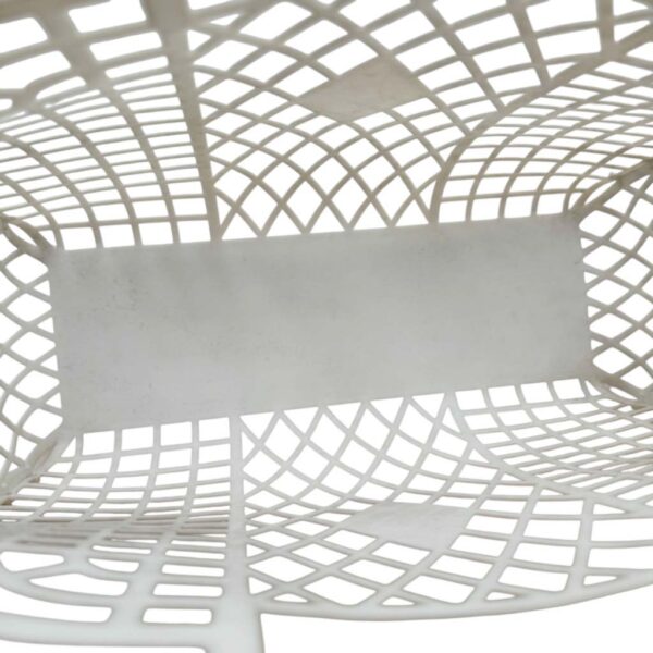 Panier plastique blanc 80s Elephant Paris Vintage