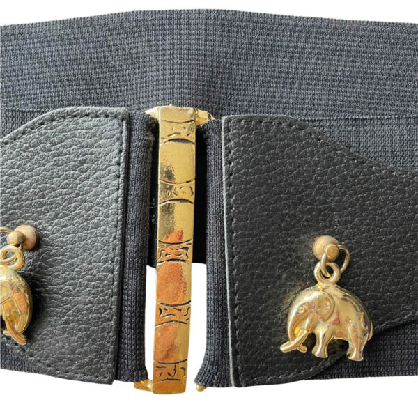 Ceinture elephants gold Elephant Paris Vintage