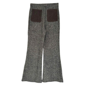 Bootcut lainage tweed gris noir Elephant Paris Design