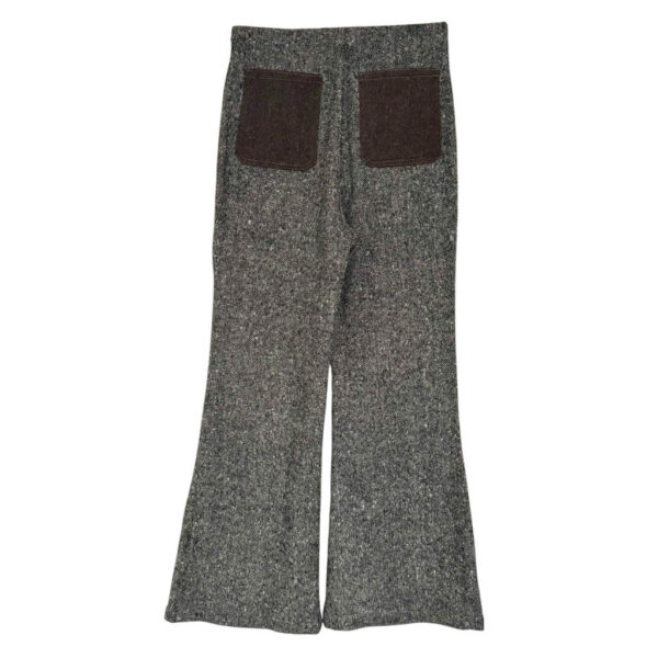 Bootcut lainage tweed gris noir Elephant Paris Design