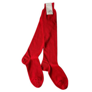 Chaussettes hautes rouges DD Elephant Paris Vintage