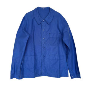 Veste bleue de travail Sanfor Elephant Paris Vintage