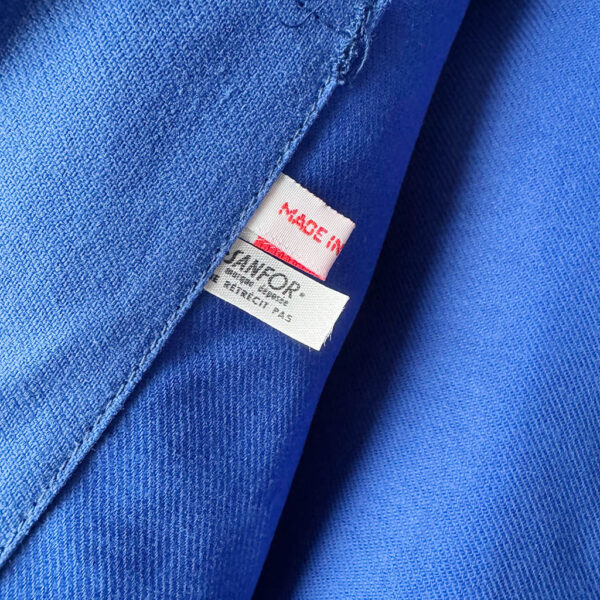 Veste bleue de travail Sanfor Elephant Paris