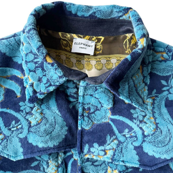 Veste tapisserie Vegas set bleu Elephant Paris Design