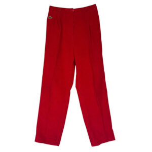 Pantalon Lacoste velours côtelé rouge Elephant Paris Vintage