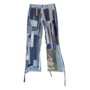 Denim patchwork flare Elephant Paris Design